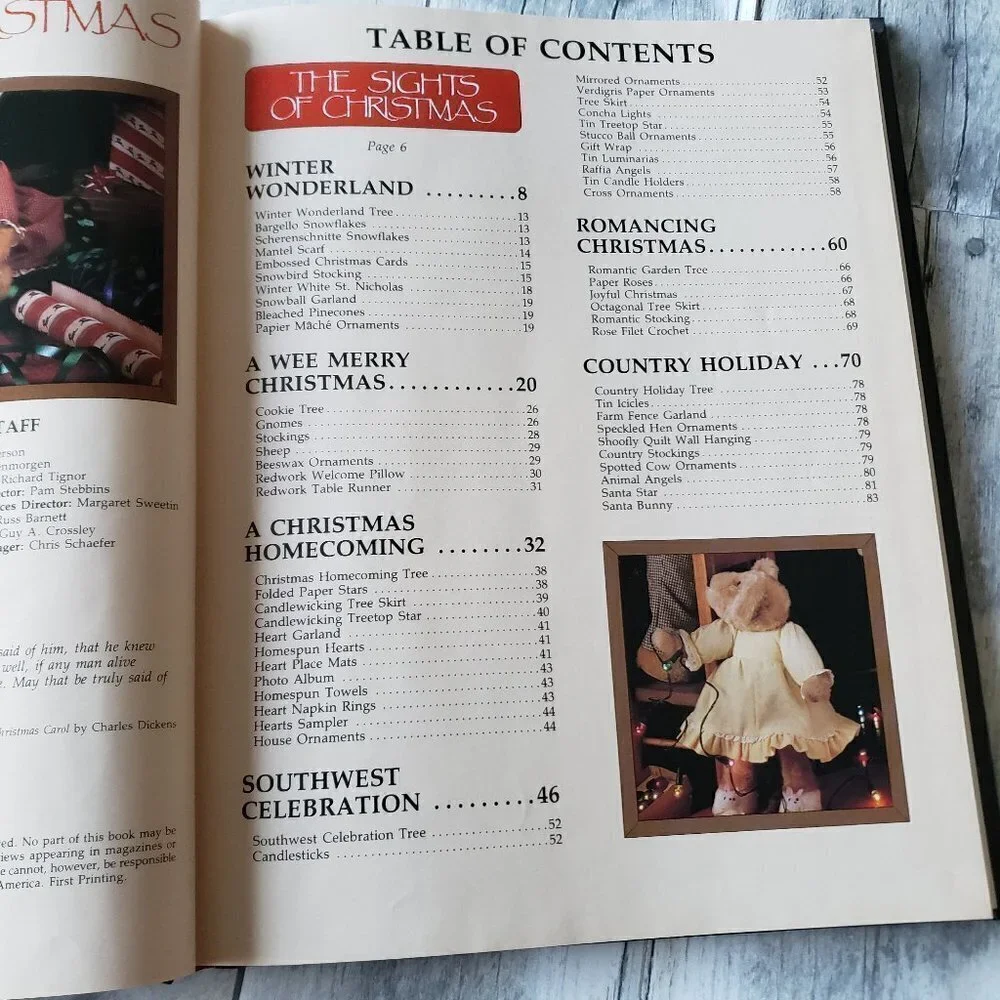 Vintage The Spirit of Christmas Creative Holiday Ideas Book Four